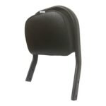 Dhe Best Bike Backrest Rear Passenger Back Rest Black Cushion Black Bar Black Compatible with Bajaj Avenger 150 Street