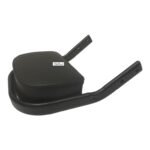 Dhe Best Bike Backrest Rear Passenger Back Rest Black Cushion Black Bar Black Compatible with Bajaj Avenger 150 Street