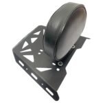 Dhe Best Bike Backrest Support Pillion Cushion Back Rest with Carrier Black Compatible with RE Himalayan 450