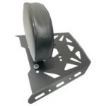 Dhe Best Bike Backrest Support Pillion Cushion Back Rest with Carrier Black Compatible with RE Himalayan 450