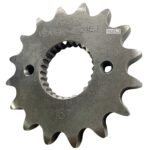 Dhe Best Bike Engine Chain/Pitch Front Sprocket/Gear Box Sprocket cog 16 Teeth Black Compatible with RE Classic Battle Green 350