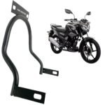 Dhe Best Bike Metal Front Fender Number Plate Holder Black Suitable for Raider 125
