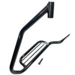 Dhe Best Bike Rear Footrest Stand Ladies Step Foot Rest Black Compatible with Bajaj Pulsur NS 125