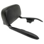 Dhe Best Black Cushion with Name Adjustable Passenger Backrest/Back Rest Suitable for Bajaj Pulsar 125