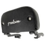 Dhe Best Black Cushion with Name Adjustable Passenger Backrest/Back Rest Suitable for Bajaj Pulsar 125