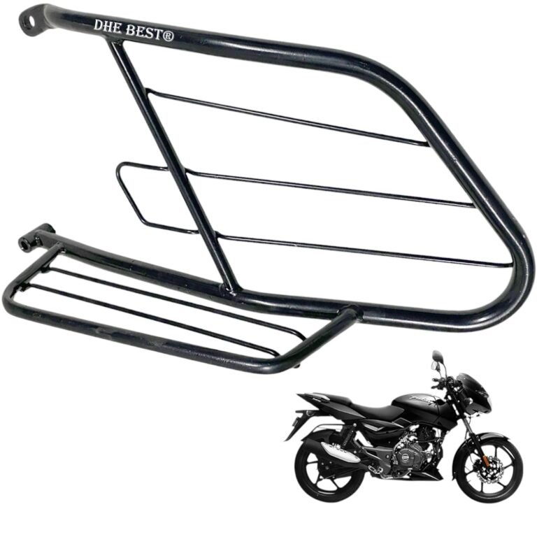 Dhe Best Motor Cycle Good Side Guard Saree Guard with Foot Rest/footrest Suitable for Pulsar 125