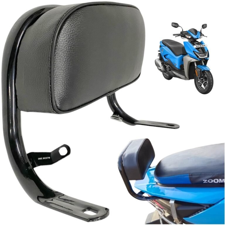 Dhe Best Scooty Accessories Back Support Passenger Backrest/Backrest Black Suitable for Hero Xoom 110