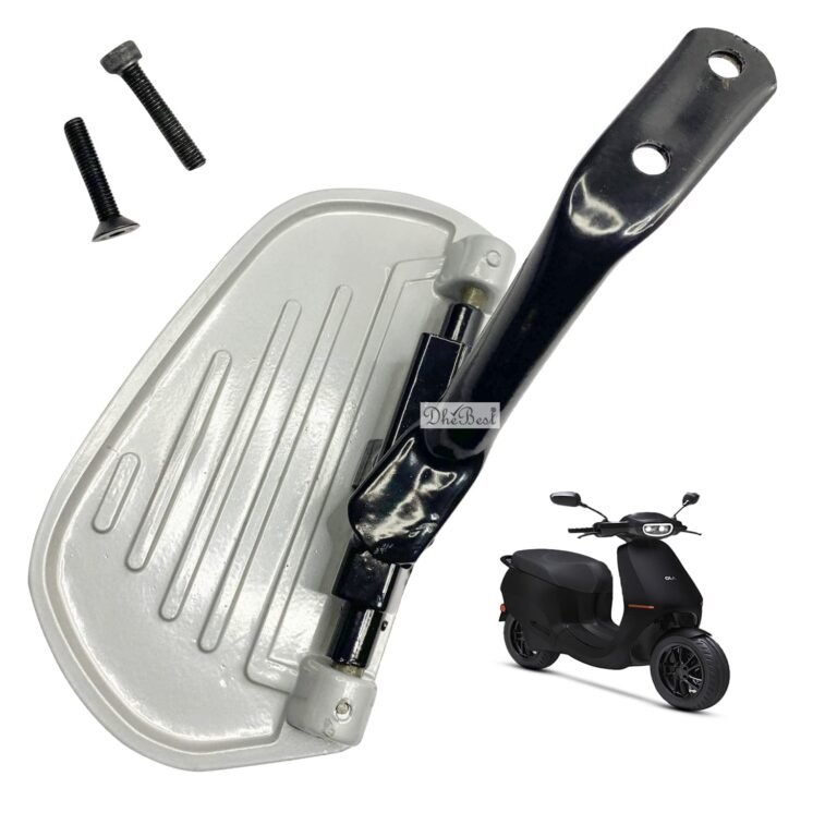 Dhe Best Scooty Ola Footrest/Foot Rest Stand Chrome Compatible With Scooty Ola S1 Air (Rear Left) Made Of Heavy Duty Iron Rod Flat Handle
