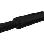 Dhe Best SIL119 Bike Bullet Silencer Short Bottle Mini Punjab Dholki Empty Exhaust Silencer Black for RE Standard Bullet 350 Twin Spark