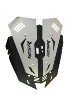 DHE BEST Bike Xtreme 125R Visor Heavy Metal Windshield for Xtreme 125 R Water Resistant Aerodynamic Design High Speed Stability Grey