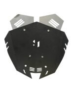 ASH Bike Xtreme 125R Visor Heavy Metal Windshield for Xtreme 125 R Water Resistant Aerodynamic Design High Speed Stability Grey