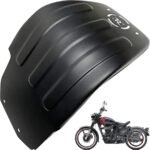 Bike Engineplate Engine Sump Guard/Sumpguard Engine Protection Plate Black Compatible with RE Goan Classic 350 and Reborn Classic 350