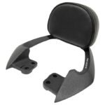 Dhe Best Bike Accessories Black Cushion with Name Backrest/Back Rest Suitable for TVS Apache RTR 200 4V