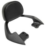 Dhe Best Bike Accessories Black Cushion with Name Backrest/Back Rest Suitable for TVS Apache RTR 200 4V