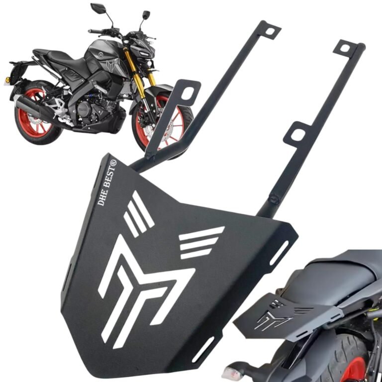 Dhe Best Bike Adjustable Heavy Duty Luggage Rack Carrier Black Suitable for Yamaha MT15