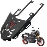 Dhe Best Bike Adjustable Heavy Duty Luggage Rack Carrier Black with Name Suitable for Yamaha MT15