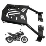Dhe Best Bike Back Rack Top Carrier/Luggage Rack Trail Expedition Black Suitable for Hero Xtreme 125R