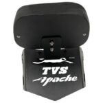 Dhe Best Bike Backrest/Back Rest Heavy Seat Adjustable Support Pillion with Carrier/Top Rack Suitable for TVS Apache RTR 160 4V