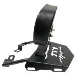 Dhe Best Bike Backrest/Back Rest Heavy Seat Adjustable Support Pillion with Carrier/Top Rack Suitable for TVS Apache RTR 160 4V