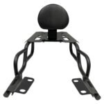 Dhe Best Bike Backrest/Back Rest with Carrier Top Rack Heavy Seat Adjustable Support Pillion Suitable for Yamaha FZ X