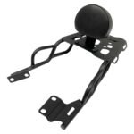 Dhe Best Bike Backrest/Back Rest with Carrier Top Rack Heavy Seat Adjustable Support Pillion Suitable for Yamaha FZ X