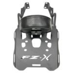Dhe Best Bike Backrest/Back Rest with Carrier Top Rack Heavy Seat Adjustable Support Pillion Suitable for Yamaha FZ X