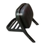 Dhe Best Bike Backrest Rear Passenger Back Rest Black Cushion Black Bar Compatible with Bajaj Avenger 150 Street