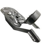 Dhe Best Bike Backrest Support Pillion Cushion Back Rest with Carrier Black Compatible with RE Hunter 350.