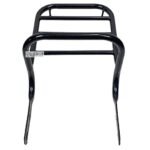 Dhe Best Bike Black Luggage Carrier Rectangle Back Carrier with Seat Ring Black Compatible with RE Classic 350.