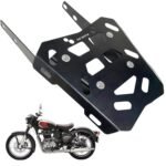Dhe Best Bike Black Premium Trail Expedition Top Carrier/Luggage Rack Suitable for RE Reborn Classic 350