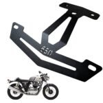 Dhe Best Bike Black Tail Tidy Number Plate Holder/License Plate Holder Bracket for RE Continental GT 650