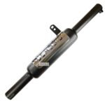 Dhe Best Bike Bullet Silencer Exaust Indori Classic Silencer Filter Glasswool Black Chrome Plate Bike Exhaust Silencer for RE Classic 350