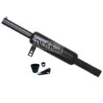 Dhe Best Bike Bullet Silencer Exaust Indori Model Silencer Filter/Glasswool Black Bike Exhaust Silencer Compatible for RE Classic 350