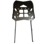 Dhe Best Bike Carrier Rear Rack Plate for Heavy Luggage Carrying Backrest/Luggagecarrier/Meteorcarrier Black Compatible with RE Meteor 350