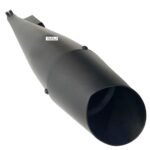 Dhe Best Bike DR-01 Dolphin Exhaust Silencer Glasswool Silencer Exhaust Chrome Compatible with RE Classic Meteor 350