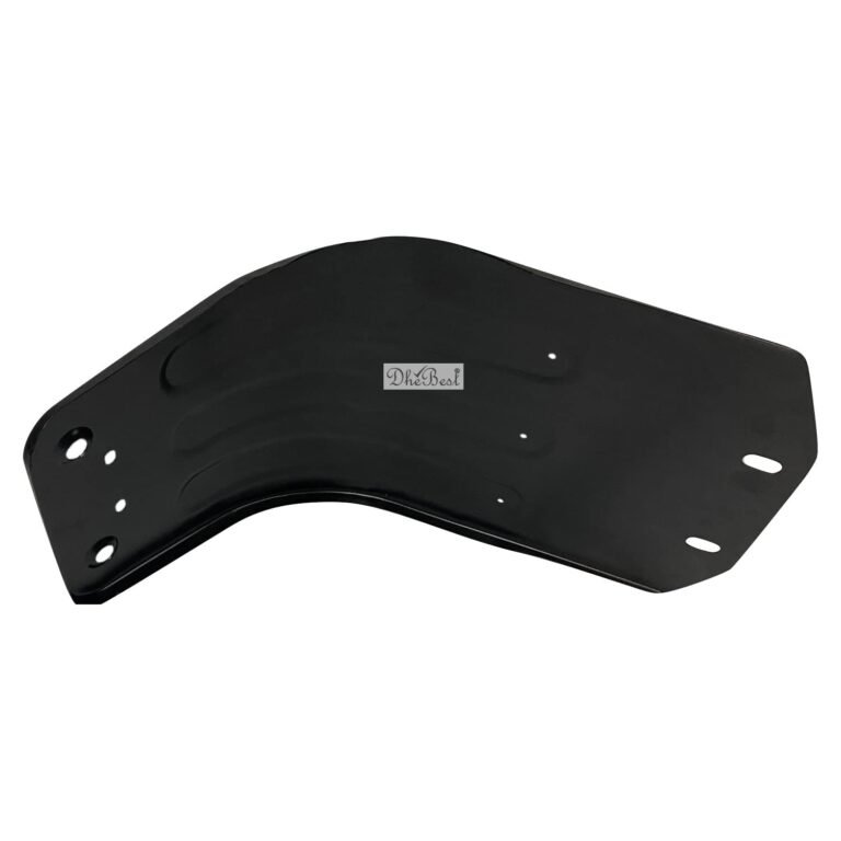 Dhe Best Bike Engine Plate Engine Sump Guard EngineProtection Plate Sumpguard Black with Fitting Compatible for RE Meteor 350.