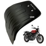 Dhe Best Bike Engine Plate Sump Guard Protection Plate Sumpguard/With Fitting Black Compatible With RE Hunter 350