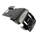 Dhe Best Bike Engineplate Bike Sump Guard/Sumpguard Engine Plate with Printed Logo Black Bs3/ Bs4 /Bs6 Compatible with RE Classic Desert Storm