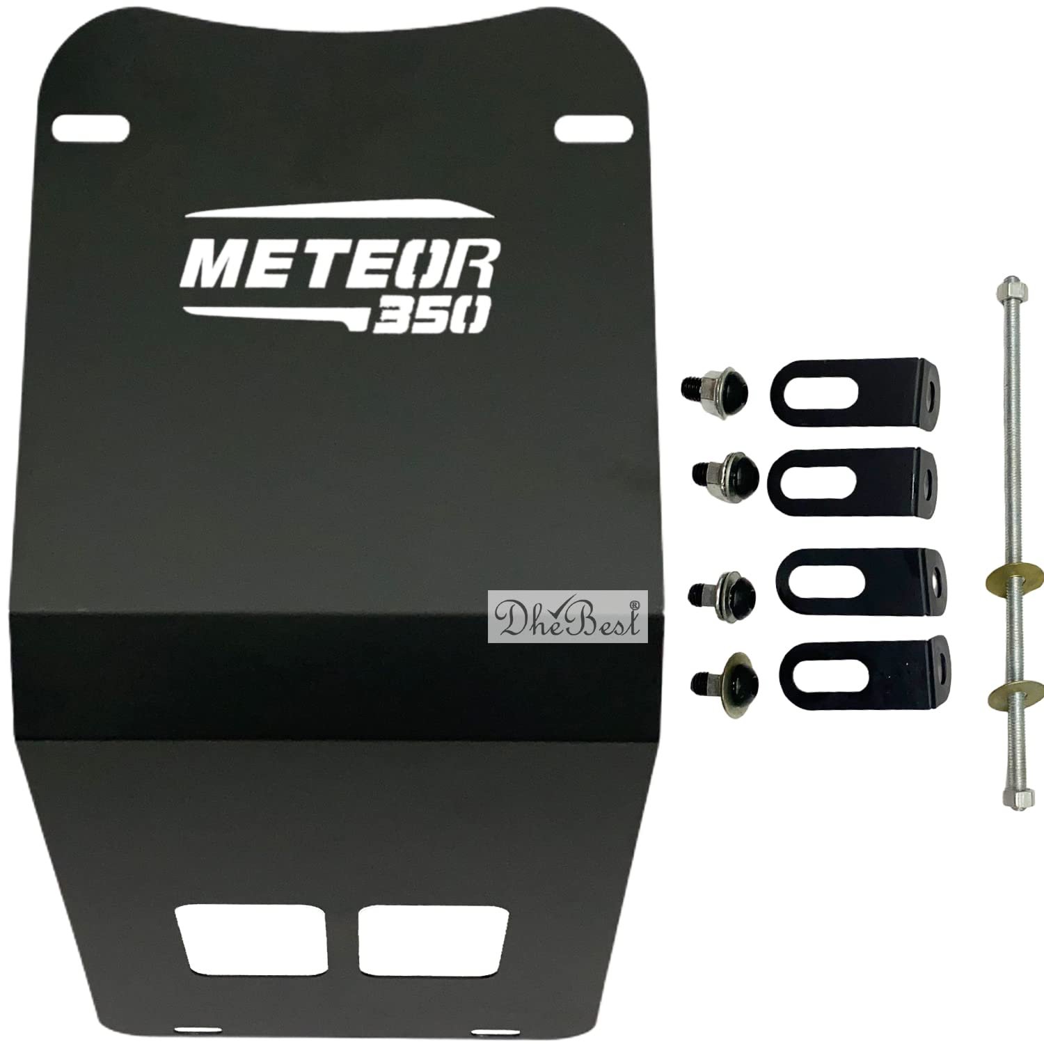 Dhe Best Bike Engineplate Engine Sump Guard/Sumpguard Engine Protection Plate Black Compatible with RE Meteor Dhe Best Bike Engineplate Engine Sump Guard/Sumpguard Engine Protection Plate Black Compatible with RE Meteor