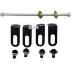 Dhe Best Bike Engineplate Engine Sump Guard/Sumpguard Engine Protection Plate Black Compatible with RE Meteor