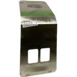 Dhe Best Bike Engineplate Engine Sump Guard/Sumpguard Engine Protection Plate Chrome Compatible with RE Meteor