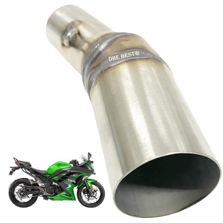 Dhe Best Bike exhaust Pipe Muffler Middle Pipe Bend Pipe Stainless Steel Suitable For Ninja 300