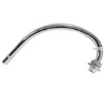 Dhe Best Bike Exhaust Silencer Bend Pipe U-Type Silencer Bend Pipe Chrome BS3 and BS4 Models Compatible with RE Bullet Electra Twin Spark