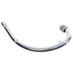 Dhe Best Bike Exhaust Silencer Bend Pipe U-Type Silencer Bend Pipe Chrome BS3 and BS4 Models Compatible with RE Bullet Electra Twin Spark