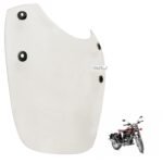 Dhe Best Bike Fiber Glass Front Windshield/Wind Shield White Compatible with RE Classic 350