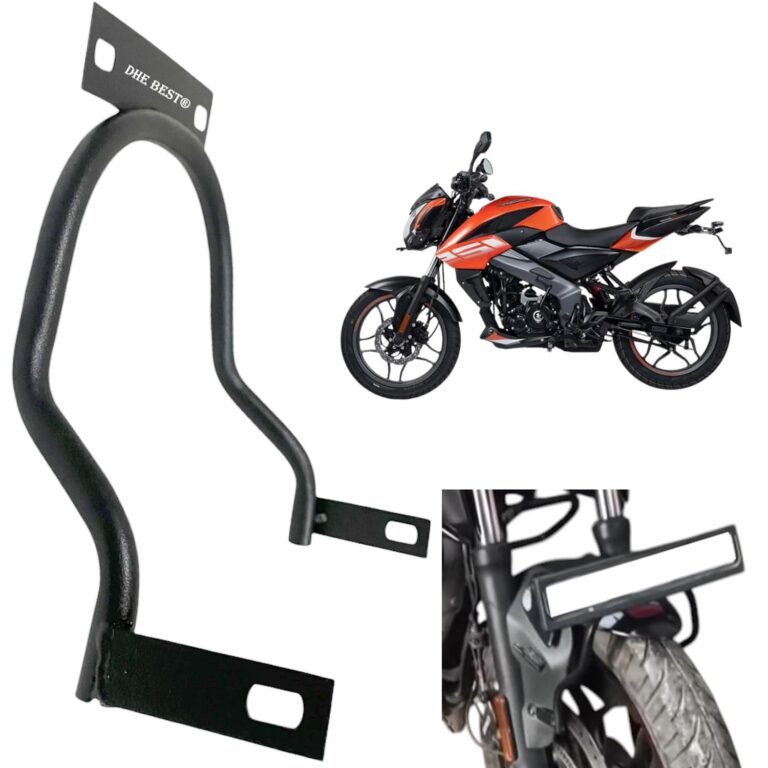 Dhe Best Bike Front Fender Eliminator Stand Holder Number Plate Holder Black Suitable for NS125