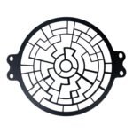 Dhe Best Bike Front Metal Head light Grill/Jaali Black Compatible With Yamaha FZ X