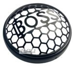 Dhe Best Bike Head Light Grill/Jali Boss1 Design Metal Black Compatible with RE Reborn Classic 350
