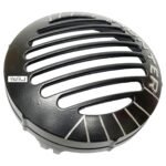 Dhe Best Bike Head Light Grill/Jali + Indicator Cap and Headlight Indicator Grill Metal Black Set of 10 Compatible with RE Hunter 350.