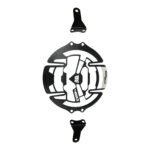 Dhe Best Bike Headlight Jaali Grill Heavy Duty Head Light Guard Protector Grill, Black Compatible with RE Guerrilla 450